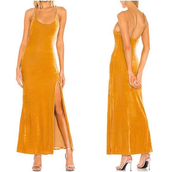 Lovers + Friends Dresses & Skirts - NEW Lovers + Friends Lina Maxi Dress in Gold